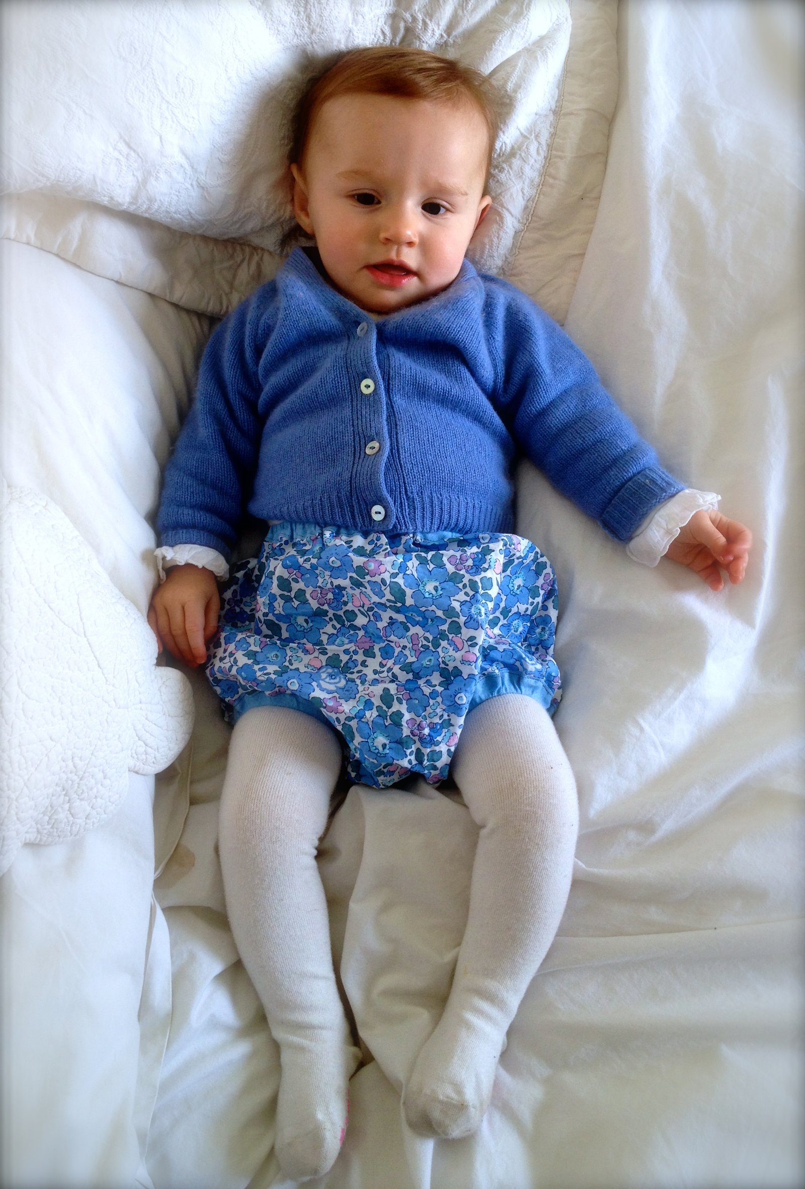Liberty print baby bloomers